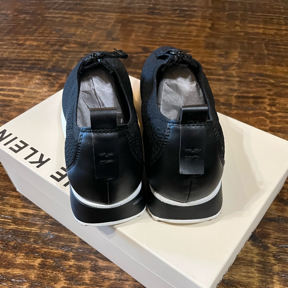 Anne Klein Terri Sporty black knit casual Sneakers - Picture 6 of 12
